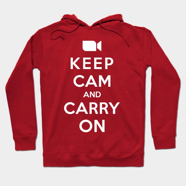 ZOOM - Keep Cam And Carry On Hoodie by RetroReview